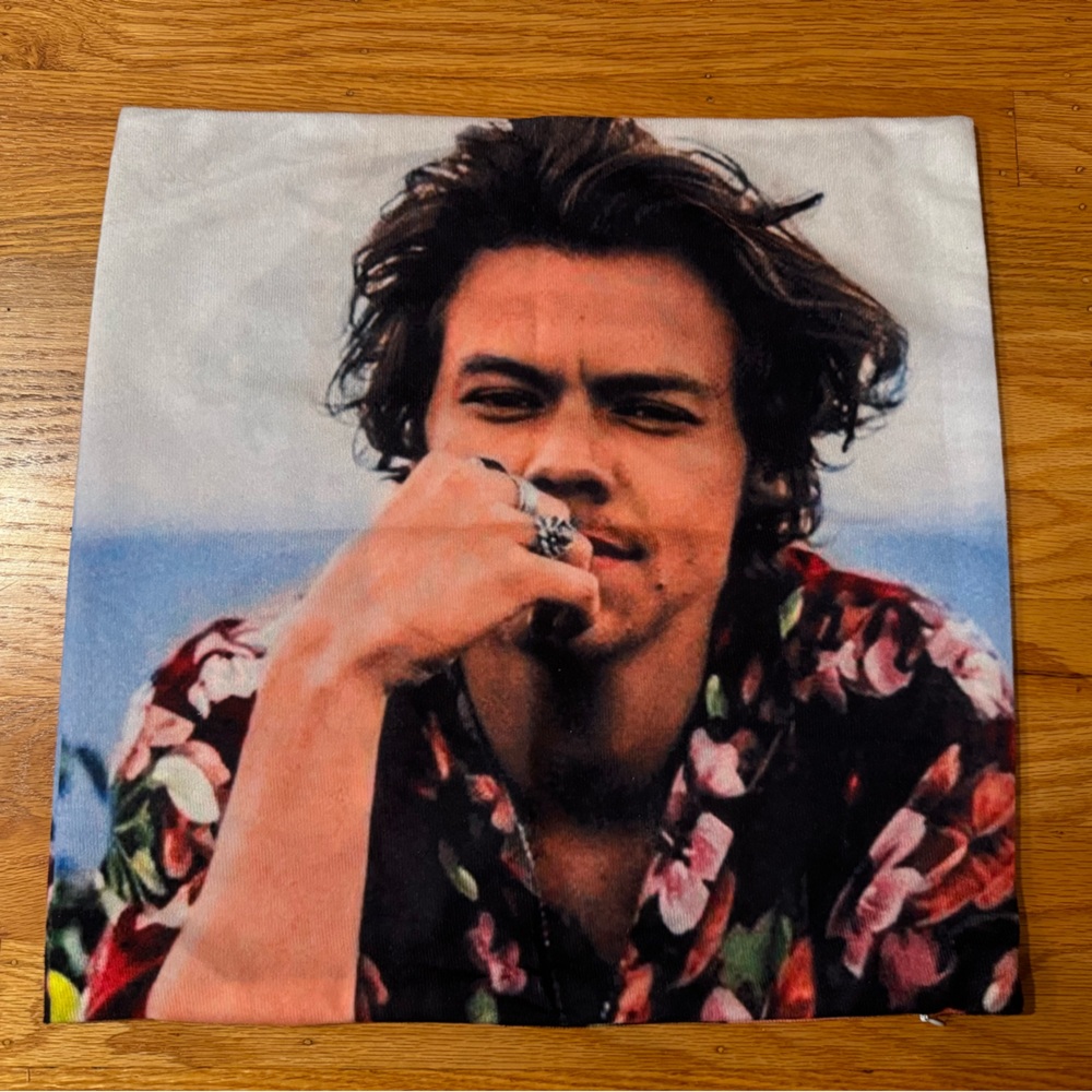 🎉Host Pick🎉 Harry Styles Pillowcase 16 by 16 Inch